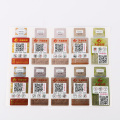 Factory customized rectangle verification label  security PET anti-counterfeit sticker